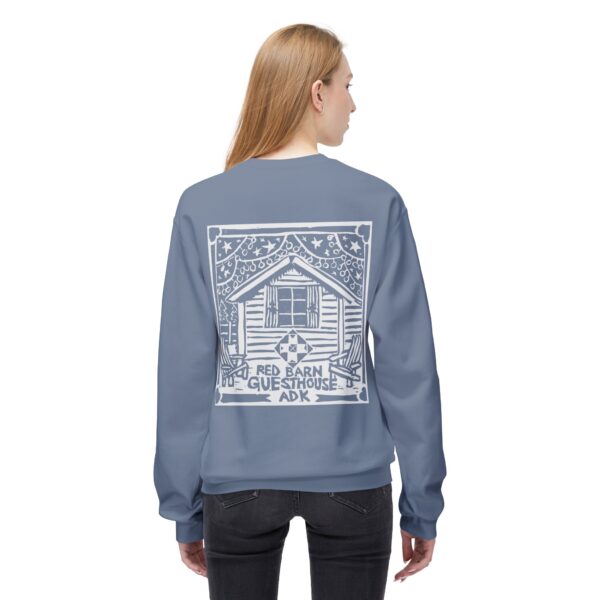 Red Barn Guesthouse Fleece Crewneck Sweatshirt - Image 24