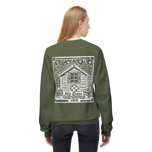 Red Barn Guesthouse Fleece Crewneck Sweatshirt - Image 16