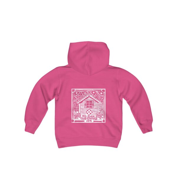 Red Barn Guesthouse Youth Hooded Sweatshirt - Image 10