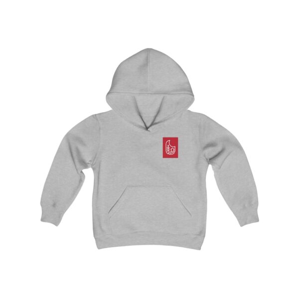Red Barn Guesthouse Youth Hooded Sweatshirt - Image 11