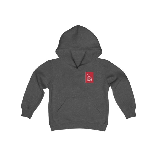 Red Barn Guesthouse Youth Hooded Sweatshirt - Image 7