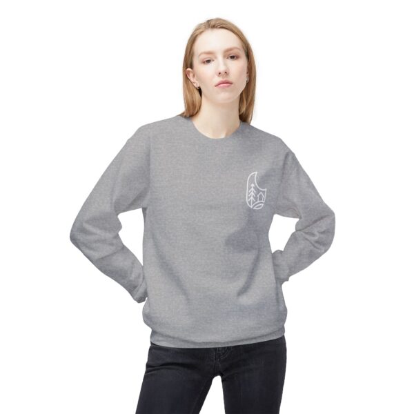 Red Barn Guesthouse Fleece Crewneck Sweatshirt - Image 3