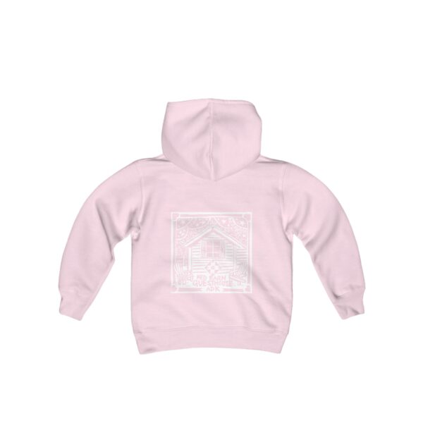 Red Barn Guesthouse Youth Hooded Sweatshirt - Image 16