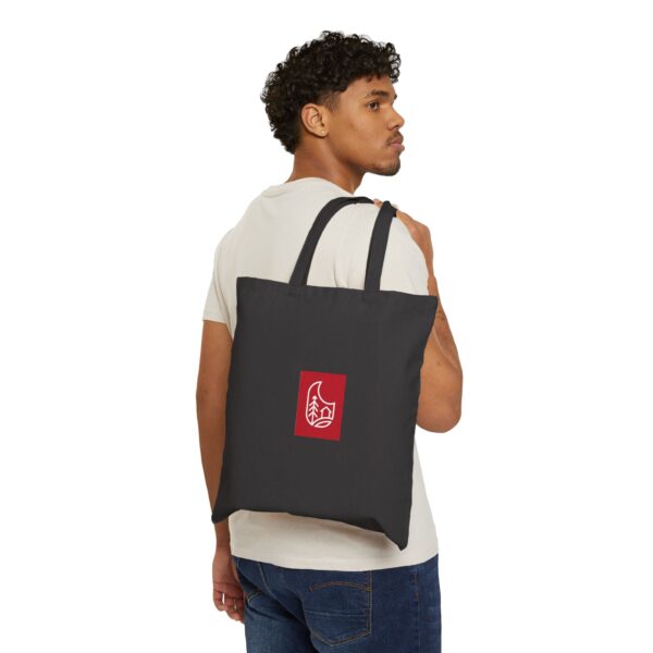 Red Barn Guesthouse Cotton Canvas Tote Bag - Image 4