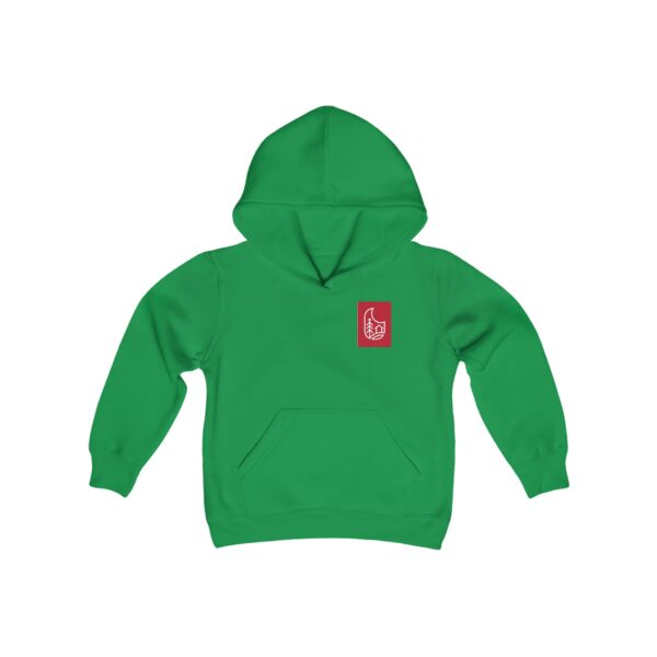 Red Barn Guesthouse Youth Hooded Sweatshirt - Image 13