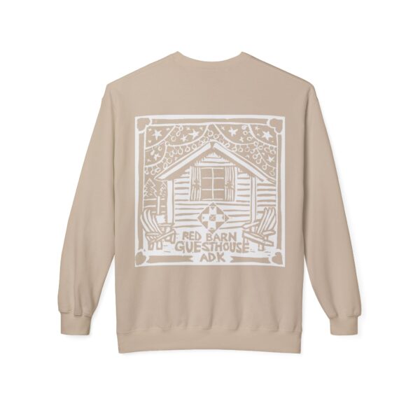 Red Barn Guesthouse Fleece Crewneck Sweatshirt - Image 10