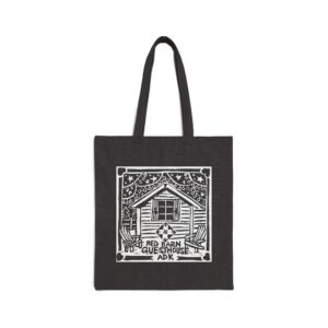 Red Barn Guesthouse Cotton Canvas Tote Bag
