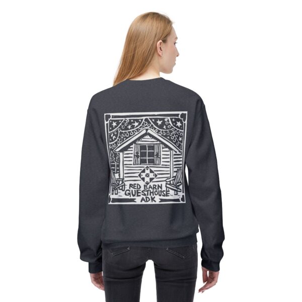 Red Barn Guesthouse Fleece Crewneck Sweatshirt - Image 8