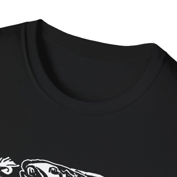 Trout On The Line Unisex Softstyle T-Shirt - Image 3