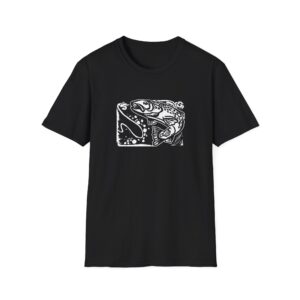 Trout On The Line Unisex Softstyle T-Shirt