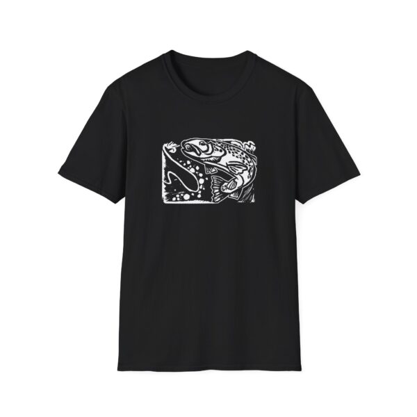 Trout On The Line Unisex Softstyle T-Shirt